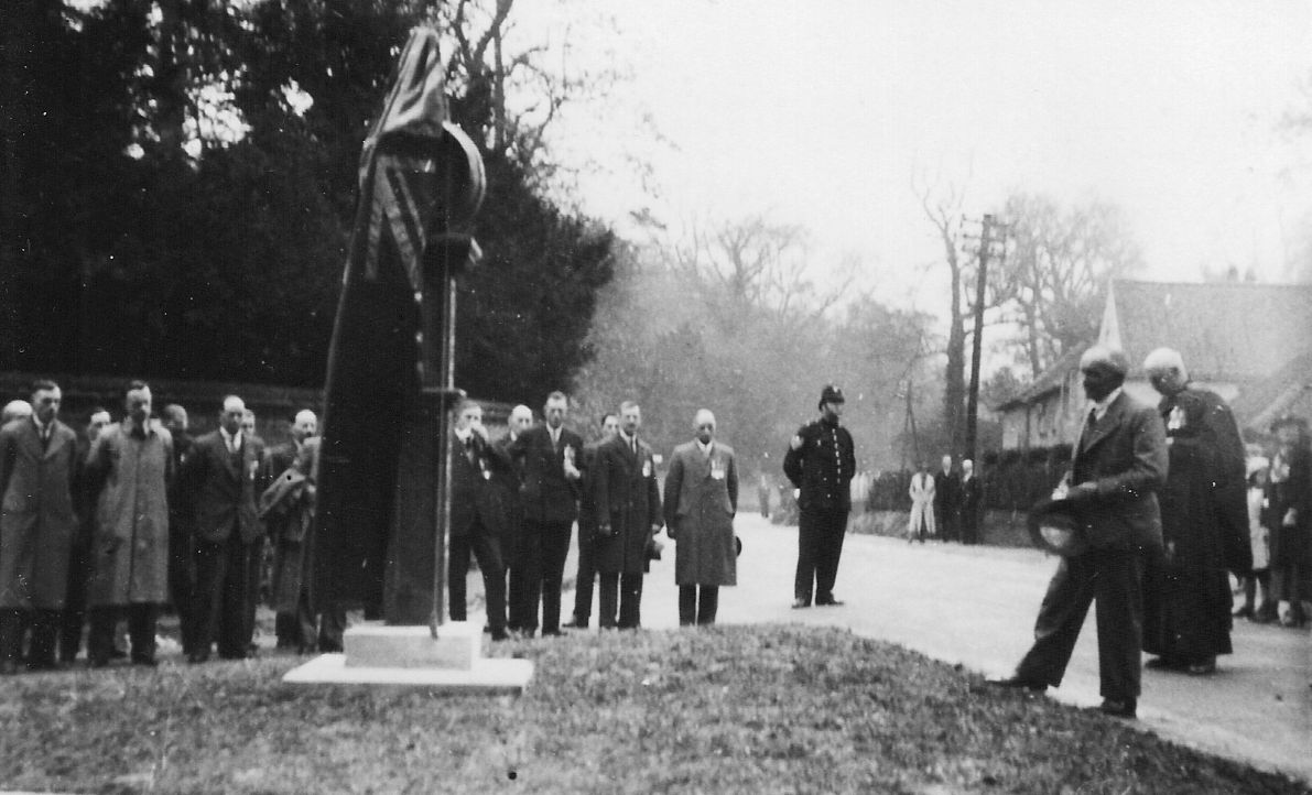 Catton sign dedication - 1937